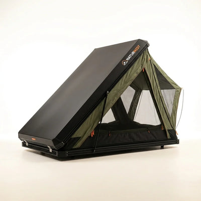 Rooftop Tent Built for 4-Season Adventures, Hard Shell Aluminum, Waterproof UV-Resistant, 30-Second Setup