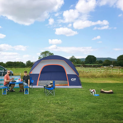 Tents for Camping 2/4/6 Person, Waterproof Windproof Dome Tent