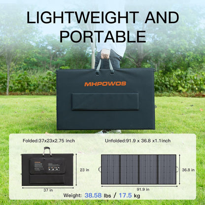 400W Portable Solar Panel Foldable Solar Charger for Power Station