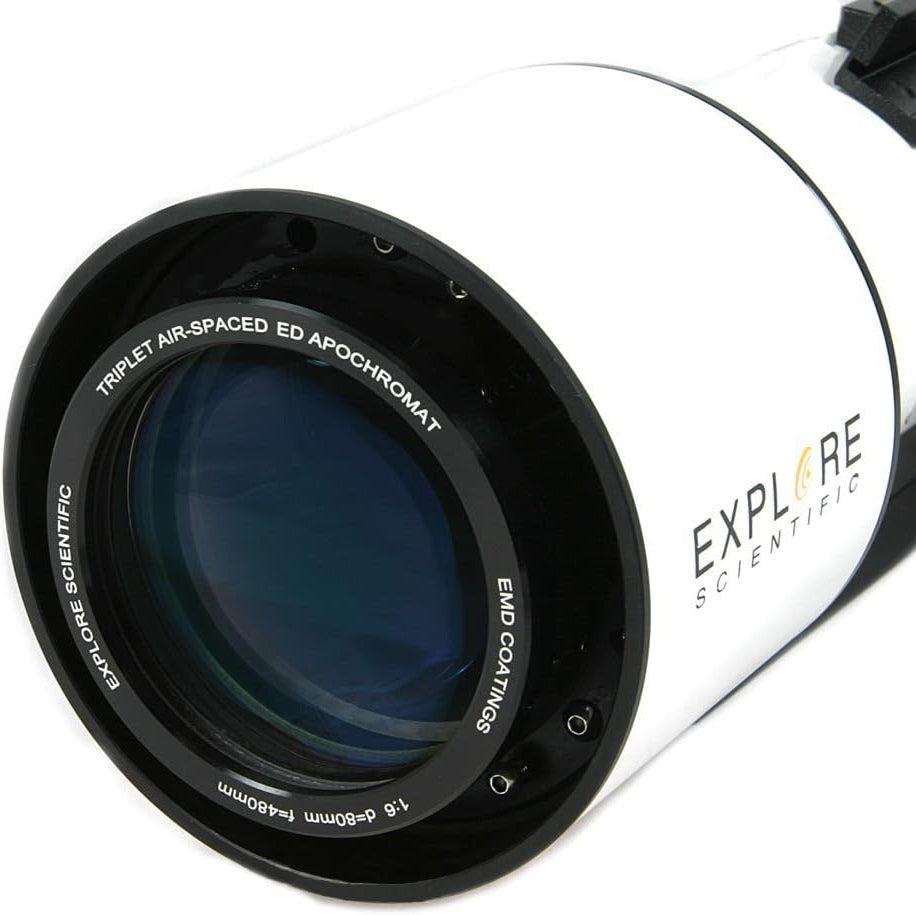 ED80 Essential Series Air-Spaced Triplet Refractor Telescope with Field Flattener