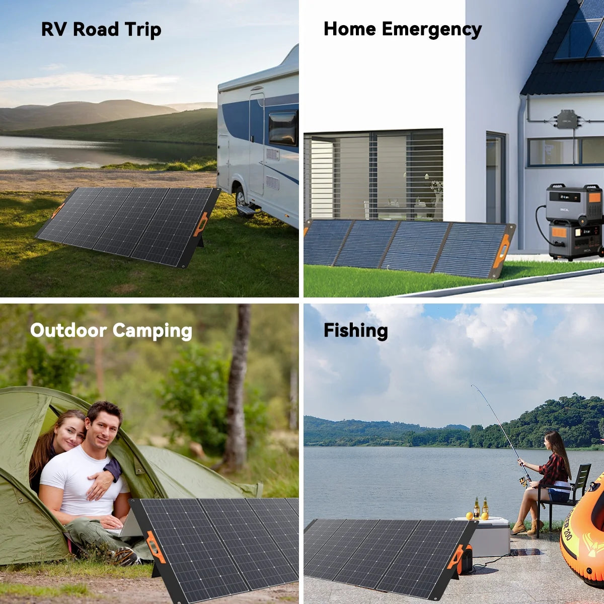 PM 400W Foldable Solar Panel IP65 Waterproof Portable Solar Panel