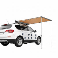 Car Side Awning Built for Outdoor Adventures, 4.6'x6.6' Coverage, UV50+ Protection, Waterproof PU3000mm