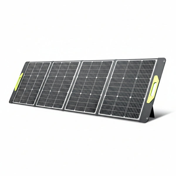 200 Watt Portable Solar Panel, 23.5% High Efficiency 200W Foldable Solar Panel Charger IP67 Waterproof Solar Panel Kit W/Dc XT60 MC4 Anderson Output for Home Farm Camping RV Power Station