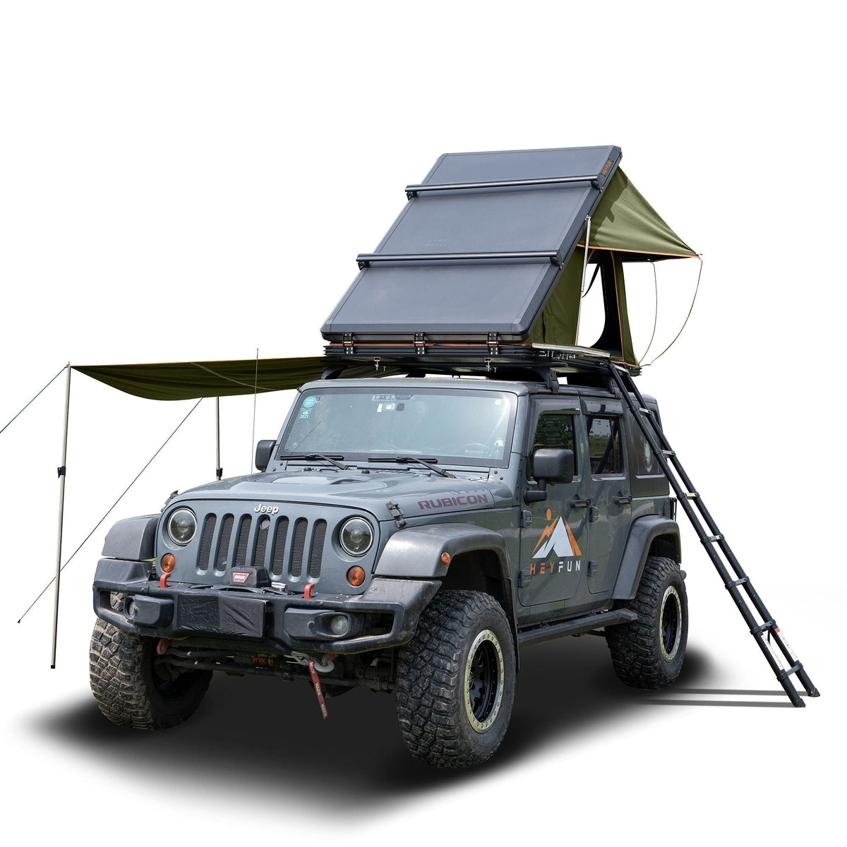 Adventurer Plus Rooftop Tent Hardshell with Side Awning