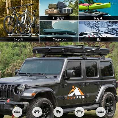 Adventurer Plus Rooftop Tent Hardshell with Side Awning