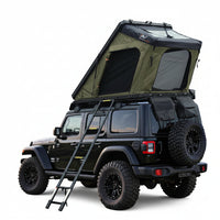 Naturnest Rooftop Tent Hard Shell, Easy Set up Pop up Tent for 2 Person Camping, Waterproof Uv-Resistant Blackout Privacy 4 Season Tent for Truck, Jeep, SUV, Van, Trailer - Polaris 2