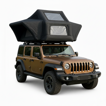 Rooftop Tent Hard Shell, Roof Top Tent Hardshell for Truck Car Jeep SUV Van, Waterproof Rooftop Tent for Camping