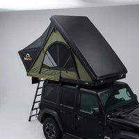 Naturnest Rooftop Tent Hard Shell, Easy Set up Pop up Tent for 2 Person Camping, Waterproof Uv-Resistant Blackout Privacy 4 Season Tent for Truck, Jeep, SUV, Van, Trailer - Polaris 2 — Studio Shot
